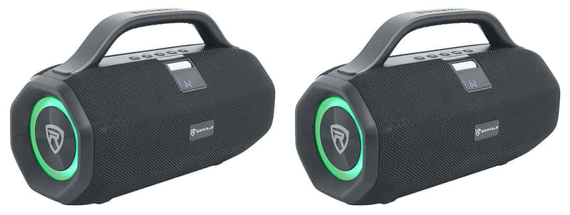 2) Rockville SONIC-50L Wireless Linking Portable Bluetooth Party Speakers+Mic In image 1