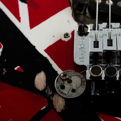 Custom Van Halen Frankenstrat Frankenstein Stratocaster Tribute Met Museum Custom image 19