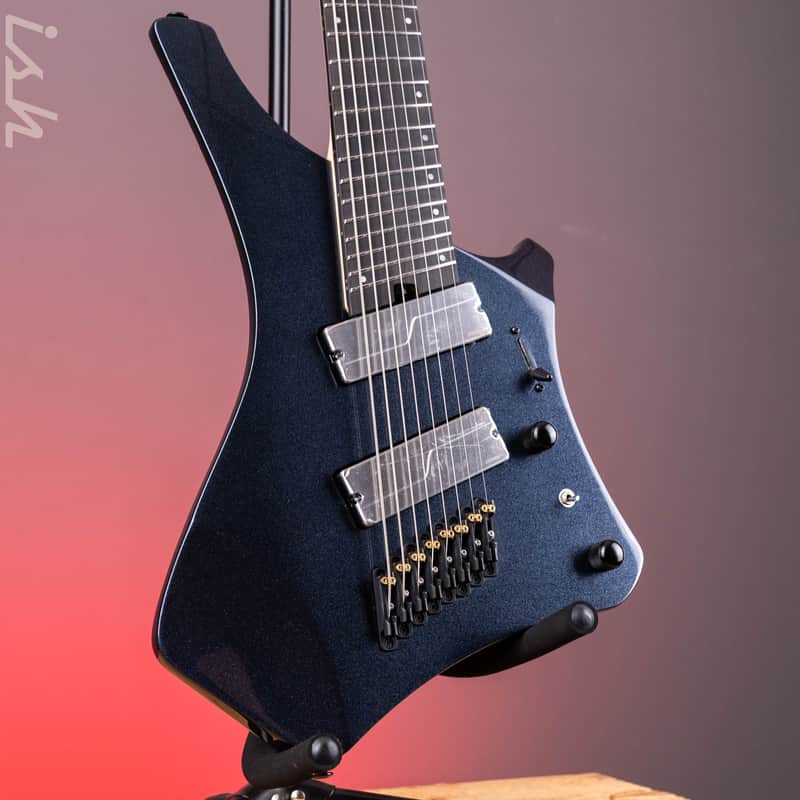 Ibanez Alpha A528 8-String Multiscale Guitar Iron Pewter image 1