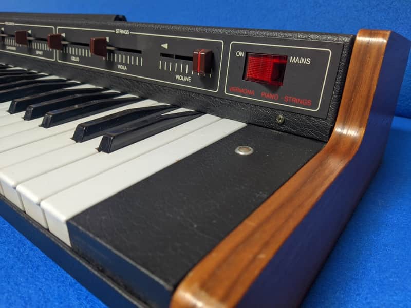 Vermona Piano Strings with original hard-case (vintage analog strings synthesizer, 1978, DDR) image 1