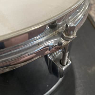 Ludwig 6x10" Chrome Over Wood Concert Tom - Blue & Olive Badge image 5