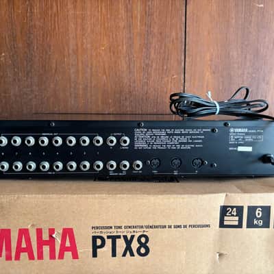 YAMAHA PTX8 PERCUSSION TONE GENERATOR drum synth w/ box New internal battery image 6