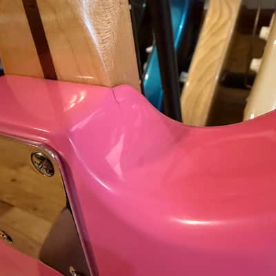 Squier Contemporary Stratocaster HSS with Floyd Rose 1989 - 1990 - Flash Pink image 8