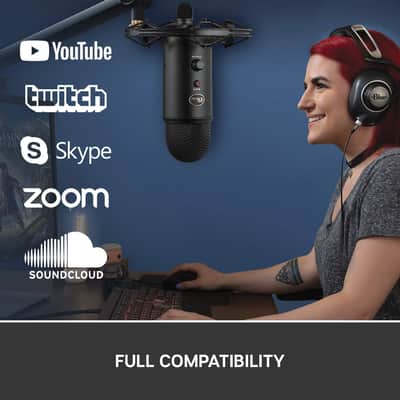 Blue Yeti Multipattern USB Microphone -Blackout image 11