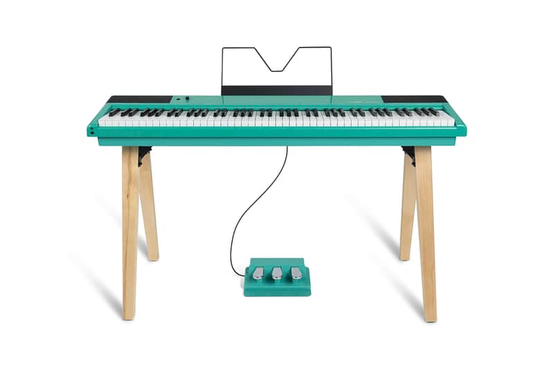 ALESIS RECITAL HOME 88-Key Contemporary Home Digital Piano with Wooden Stand image 1