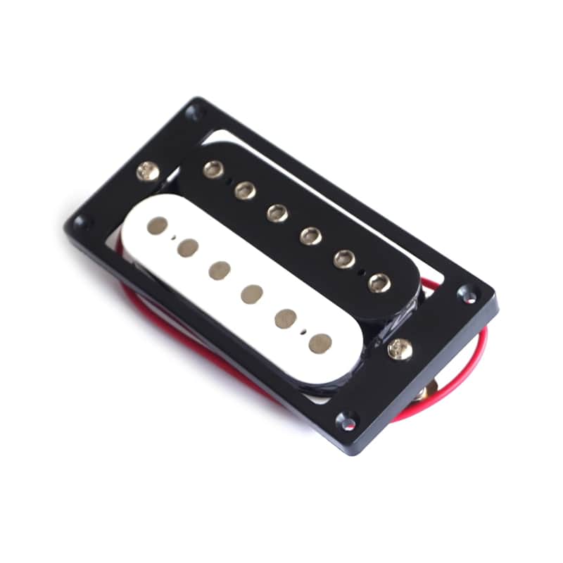 Modern Humbucker Pickups for Les Paul Guitars – Zebra Black and White - Bridge image 1