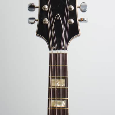 Harmony  H-35 Hollow Body Electric Mandolin (1968), ser. #2870H35, original black chipboard case. image 5