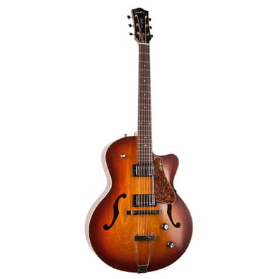 Godin 5th Avenue Kingpin Humbucker Hollowbody Guitar - Cognac Burst - Open Box image 2