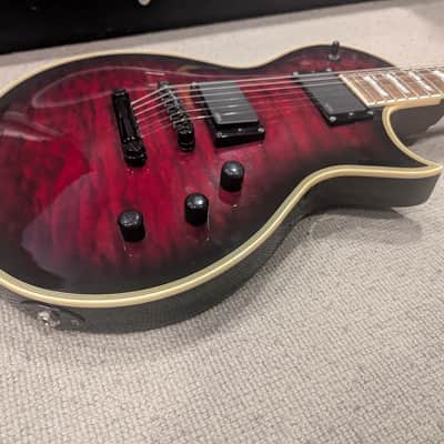 ESP E-II Eclipse 2014 - 2022 - See Thru Black Cherry Sunburst image 7