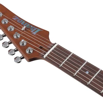 Ibanez TQM2 CUF Tom Quayle Signature Electric Guitar. Flat Charcoal Black Burst with Case image 8