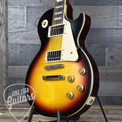 Pre-Owned Epiphone '59 Les Paul - Tobacco Sunburst with Hard Shell Case image 12