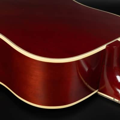 2008 Gibson Custom Shop Hummingbird TV True Vintage - Heritage Cherry Sunburst VOS | USA All Solid Square Shoulder 1960 Reissue Dreadnought Acoustic Guitar Limited Edition 1 of 167 Madagascar Rosewood | CoA OHSC image 15