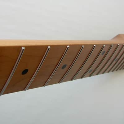 STAINLESS STEEL FRETS / Stratocaster Guitar Neck /Roasted, Vintage Style image 6