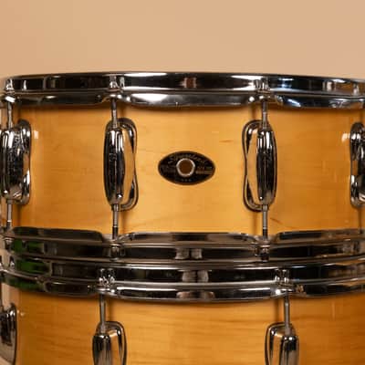 1990s Slingland Artist Custom Natural Maple Drum Set 14x20 8x12 14x14 and 5x14 image 15