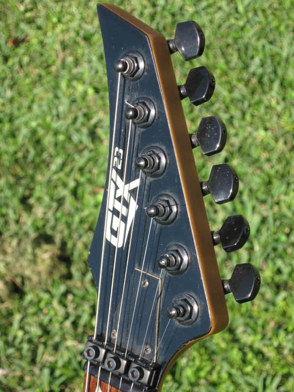 1980's Kaman Applause GTX 23 Black/Red metallic flake electric