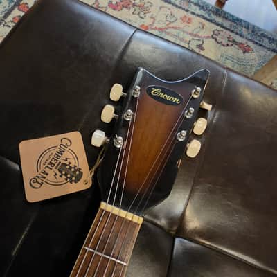 1963 Kawai Crown Solidbody Electric - Japan - Sunburst image 6