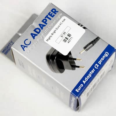 Mighty Bright AC Adapter, 2 Prong Euro, 4.0V 100ma, NEW in Box! #40771 image 1