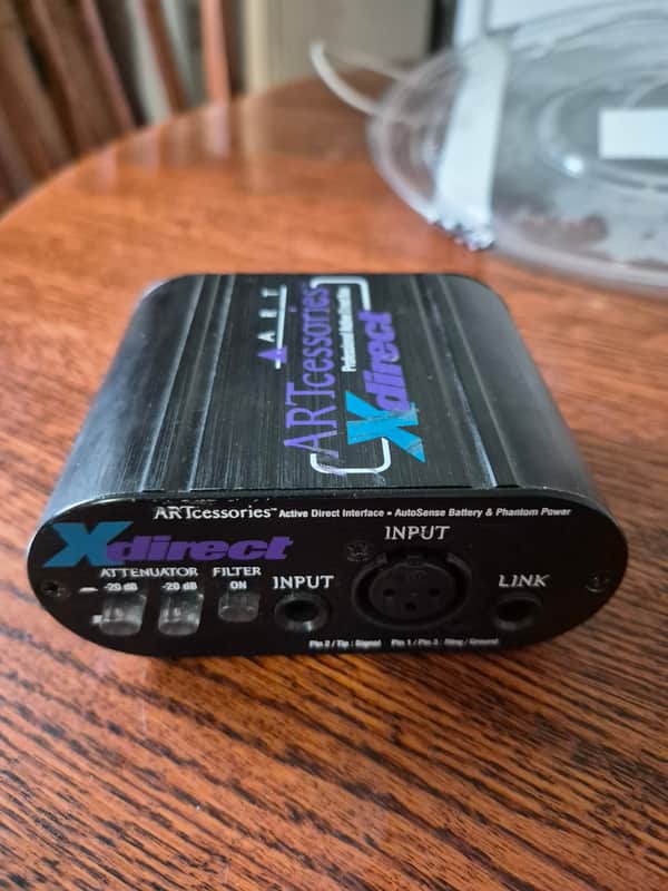 ART XDirect Professional Active Direct Box 2010 - Present - Black image 1