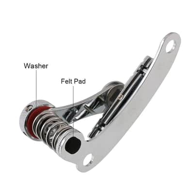 Semi Hollow Tailpiece Replacement For 6 Strings Jazz Archtop Electric Guitar image 3