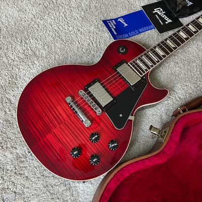 Gibson Les Paul Standard AAA Flame Maple Top 2018 - Blood Orange Burst image 1