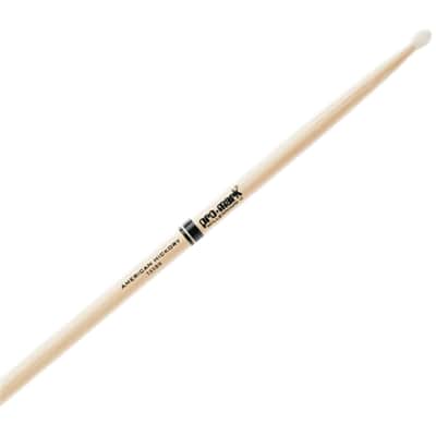 Promark TX5BW Baguettes de batterie 5B American hickory olive goutte d'eau image 1
