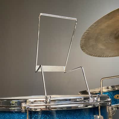 VINTAGE Slingerland Be-Bop Combo Turquoise Sparkle Cocktail Kit image 4