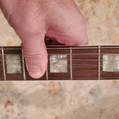 Sekova Les Paul Custom Three Pickup Triple Pickup Black Beauty Pearly Gates 1970s Black / Ebony W Case image 10