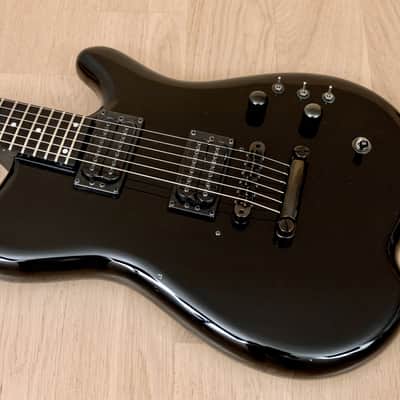 2000s Carvin H2 Allan Holdsworth Signature Model Electric Guitar Black w/ Case image 8