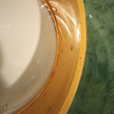 Ludwig 1970's 16x32 Concert Bass Drum 1970's - Stained Maple 🍁 image 12