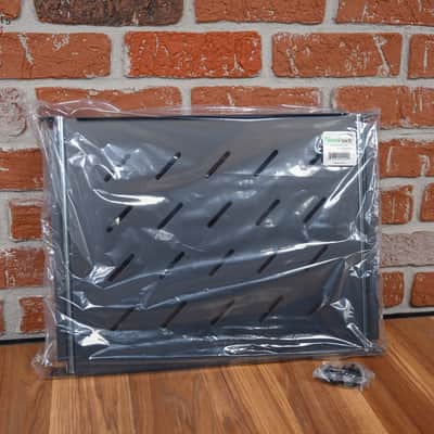 Navepoint 350mm 4-Post 1U Vented Rack Sliding Shelf Black image 6