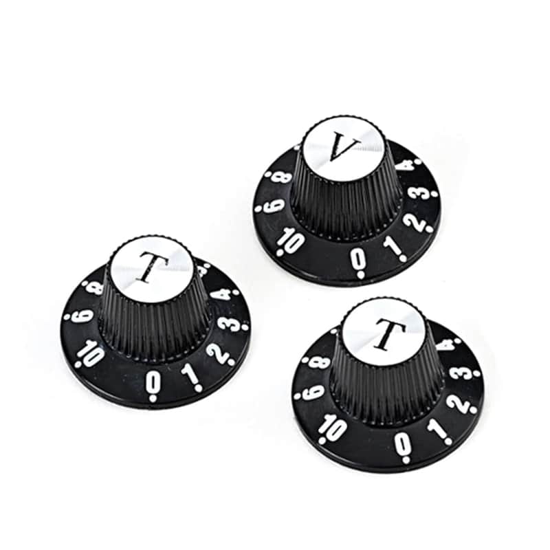 Black Guitar Knobs Electric Guitar Knob Guitar Volume Tone Knob Guitar Control Knob Fits Les Paul,Gibson,Stratocaster image 1