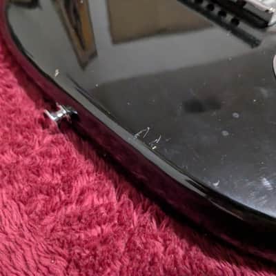 Hondo H-7600B Strat Copy 1984 - Black - Made in Korea image 7
