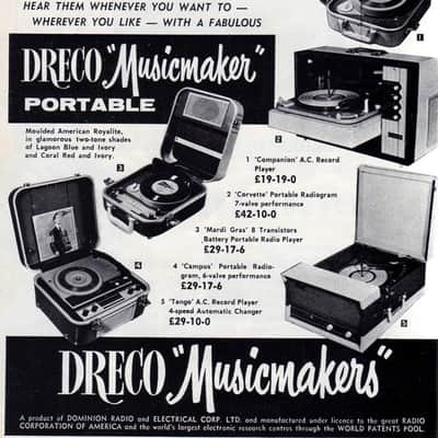 Dreco Music Maker 1960's - High Quality Plastic image 6