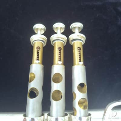 E. K Blessing ML1 Artist USA trumpet gamonbrass SILVERPLATED image 17