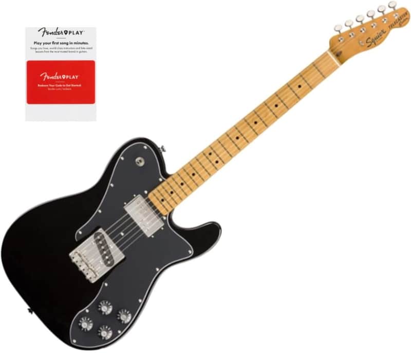 Squier Classic Vibe 70s Telecaster Custom, Maple Neck, Black w