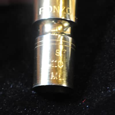 Peter Ponzol 110/S/ML GOLD PLATED TENOR MOUTHPIECE - GOLD image 3