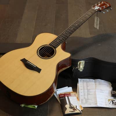 Minty! 2017 Taylor Custom GA NAMM Cocobolo & Torrified Sitka Acoustic Guitar + OHSC image 1