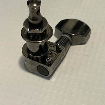 2010's Ibanez RG Series Guitar Dual Pin Cosmo Black Right Hand Tuners Tuning Pegs 6 In Line image 9