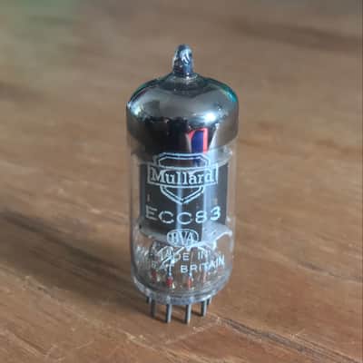 Vintage 1967 ECC83 / 12AX7 Mullard preamp valve - Blackburn  VOX Marshall spec image 1