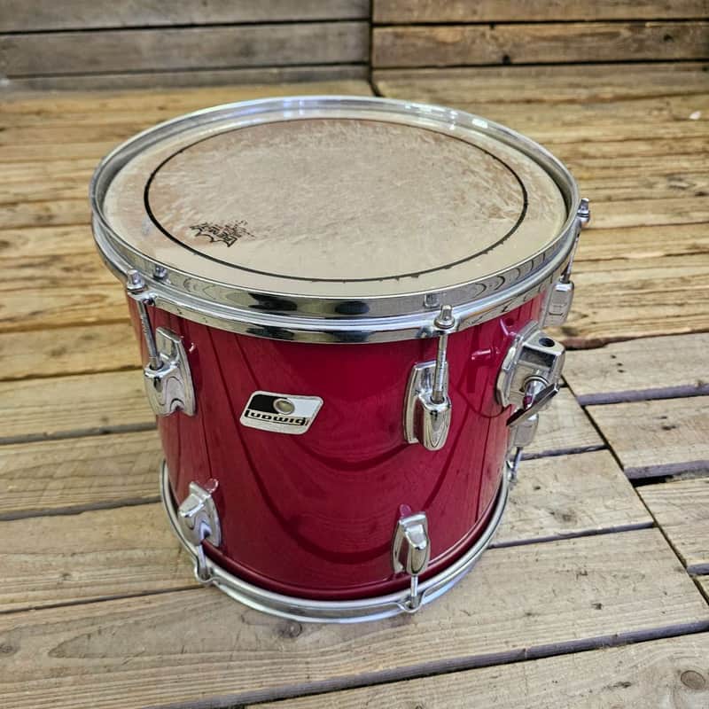 Tom Drum 13" Ludwig Rocker Series, Red USED! RK13R220726 image 1