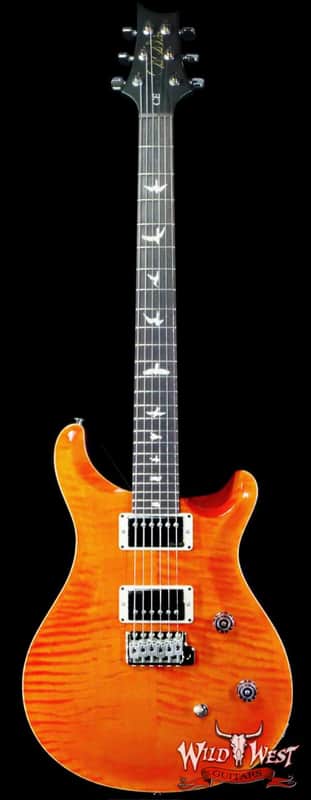 2023 Paul Reed Smith PRS Wild West Guitars Special Run CE 24 Painted Black Neck 57/08 Pickups Orange 7.10 LBS image 1