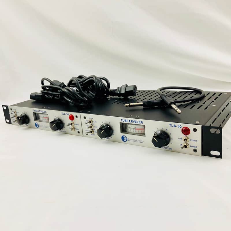 Summit audio TLA-50 Tube Leveling Amplifier Racked Pair image 2
