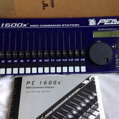 Peavey PC1600X Midi 16 fader MIDI Controller Blue image 1