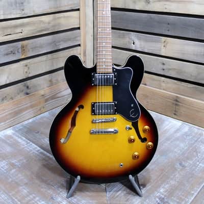 Used Epiphone Dot VS Vintage Sunburst Semi Hollow Electric Guitar image 3
