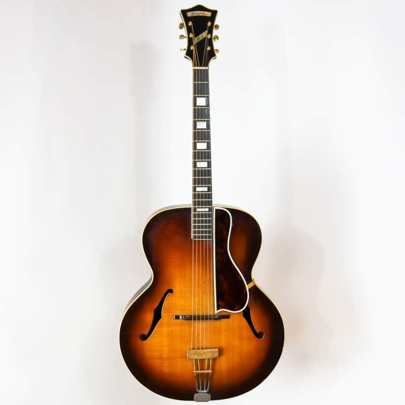 D'Angelico 1938 Style A-1 Sunburst SN# 1369 with Hardshell Case image 1