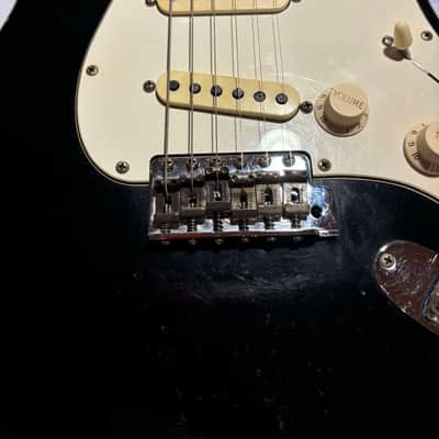 Fender Stratocaster 1965 - Factory-Original Black Over Charcoal Frost image 13