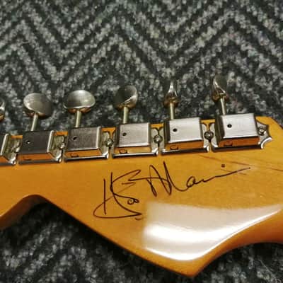 Fender  Hank Marvin Stratocaster MIJ 1996 Fiesta Red image 12