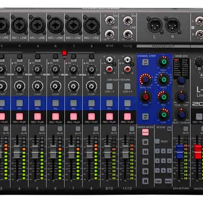 Open Box: Zoom LiveTrak L-12, 12 Channels DJ Mixer With 12 Track Playback image 7