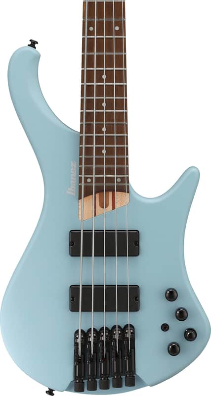 Ibanez EHB605 Headless 5-String Bass Guitar, Jatoba Fingerboard, Purist Blue Matte image 1
