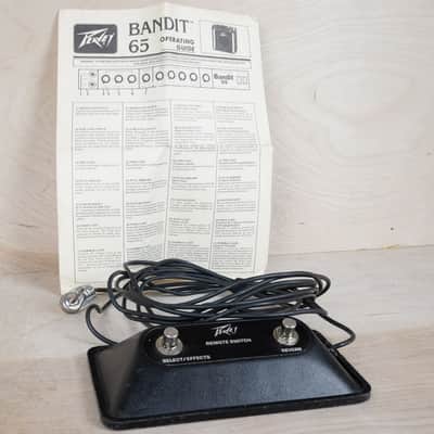 Peavey Bandit 65 Remote Switch and Manual Black